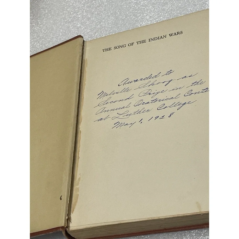 1926 The Song of the Indian Wars John Neihardt Allen True Illus Luther College